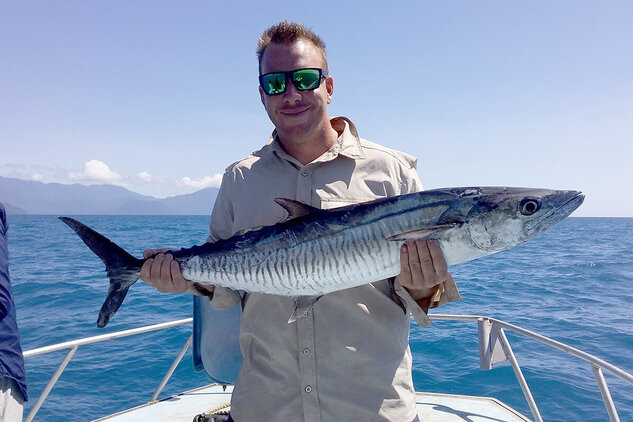 Spanish mackerel caught off-shore from the Daintree River